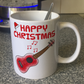 Ukulele Christmas Mug - Uke Player Xmas Gift - Music Teacher Gift