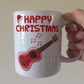 Ukulele Christmas Mug - Uke Player Xmas Gift - Music Teacher Gift