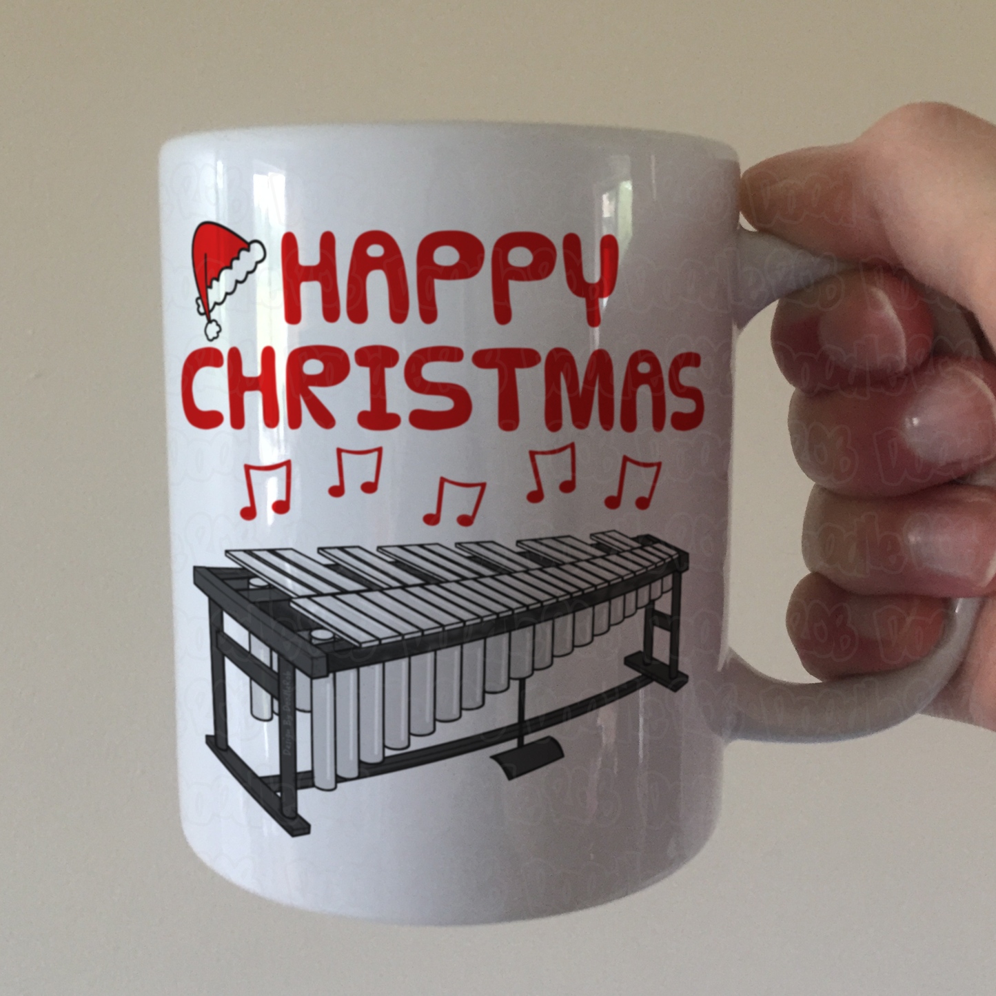 Vibraphone Christmas Mug - Vibraphonist Gift - Percussionist Xmas Gift