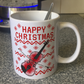 Christmas Violin Mug (Ugly Sweater Style) - Violinist Mug - Violin Teacher Xmas Gift - String Musician Gift