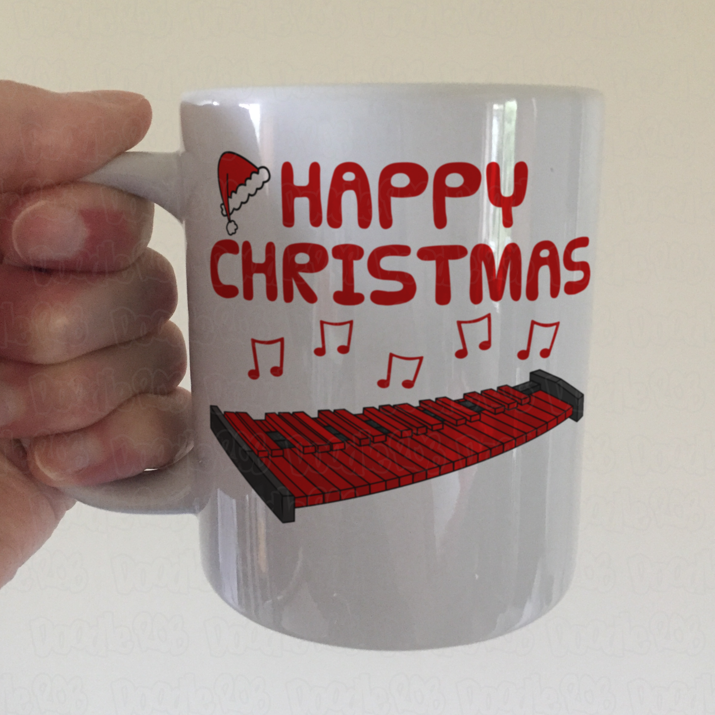 Xylophone Christmas Mug - Xylophonist Gift - Percussionist Xmas Gift