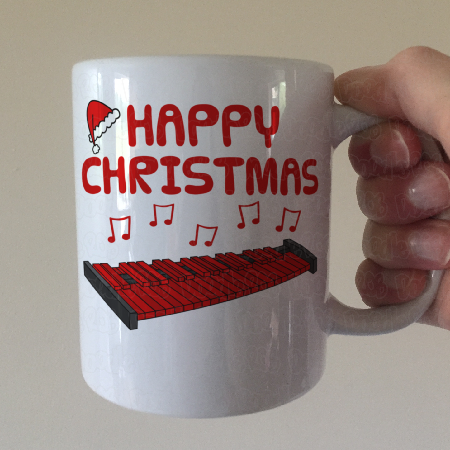 Xylophone Christmas Mug - Xylophonist Gift - Percussionist Xmas Gift