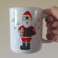 Accordion Christmas Mug - Santa Playing Accordion - Accordionist Folk Musician Xmas Gift