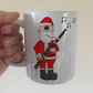 Bassoon Christmas Mug - Santa Playing Bassoon - Gift For Bassoonist - Woodwind Musician Xmas Gift