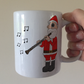 Oboe Christmas Mug - Santa Playing Oboe - Gift For Oboist - Woodwind Musician Xmas Gift