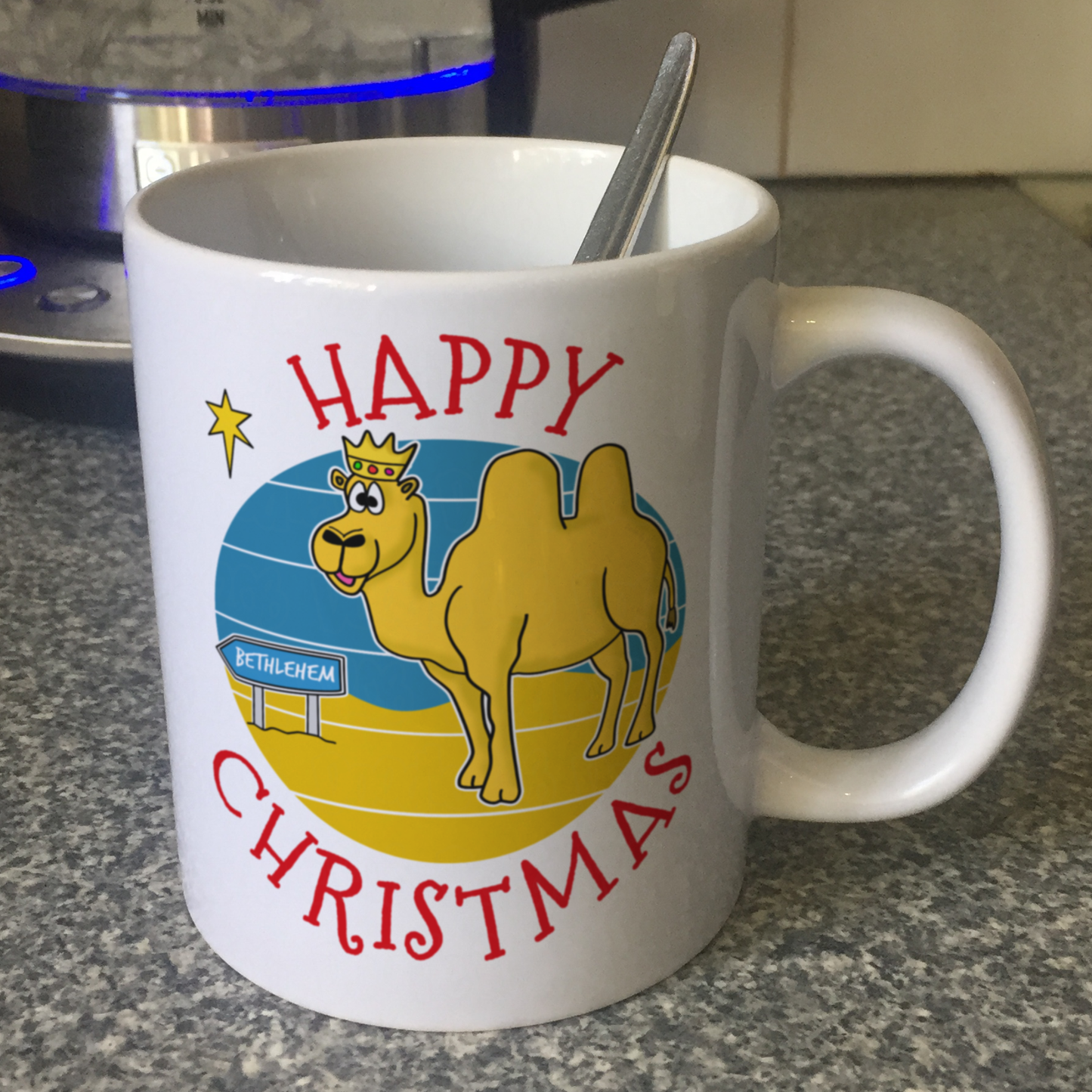 Christmas Camel Mug - Nativity Christmas Gift - Church Christmas Mug