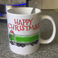 Lorry Christmas Mug - Truck Driver Xmas Mug - Funny Christmas Gift For Delivery Driver