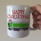 Lorry Christmas Mug - Truck Driver Xmas Mug - Funny Christmas Gift For Delivery Driver