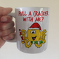 Octopus Christmas Mug - Pull A Cracker With Me - Funny Xmas Gift For Animal Lover