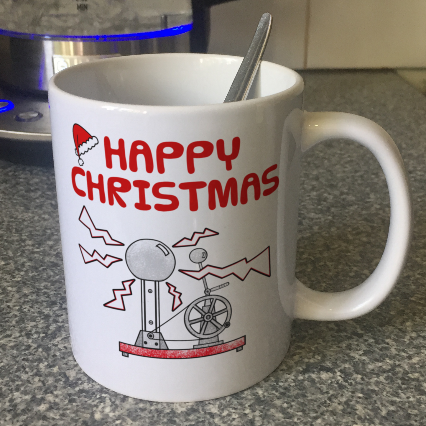 Physics Christmas Mug - Xmas Gift For Physicist - Science Teacher Gift