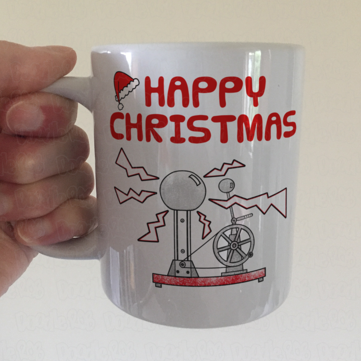 Physics Christmas Mug - Xmas Gift For Physicist - Science Teacher Gift