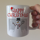 Football Christmas Mug - Snowman Goalkeeper Mug - Football Xmas Gift