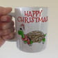 Tortoise Christmas Mug - Wildlife Lover Xmas Gift - Funny Tortoise Gift