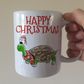 Tortoise Christmas Mug - Wildlife Lover Xmas Gift - Funny Tortoise Gift