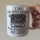 Church Admin Mug - For Miracles, Ask Jesus - Christian Administrator Gift