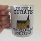 Funny Church Curate Mug - For Miracles, Ask Jesus - Gift For Christian Ordinand