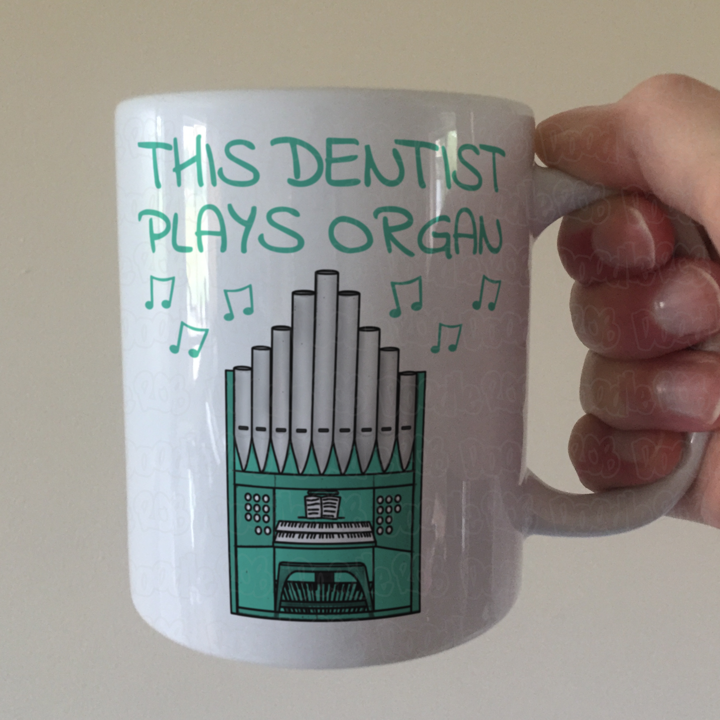 Dentist Organist Mug - This Dentist Plays Organ - Musician Gift For Dentist