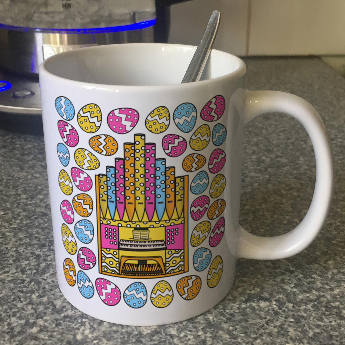 Easter Church Organist Mug - Church Organ Mug - Easter Musician Gift