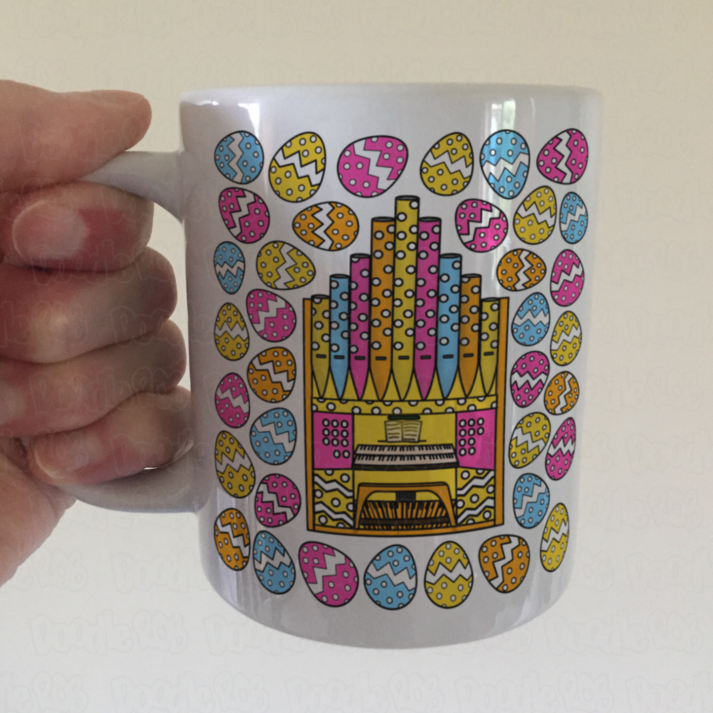 Easter Church Organist Mug - Church Organ Mug - Easter Musician Gift
