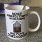Funny Church Organist Mug - Never Underestimate An Old Man Who Plays Church Organ - Musician Gift For Him