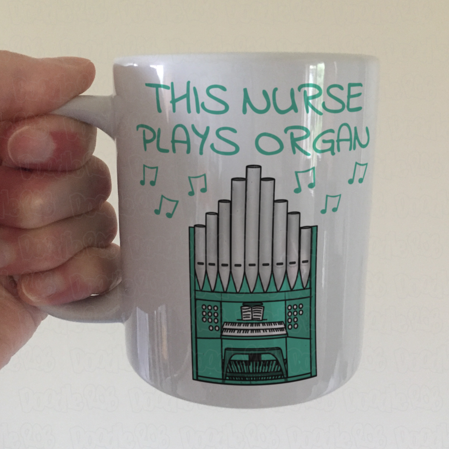 Nurse Organist Mug - This Nurse Plays Organ - Musician Gift For Nurse
