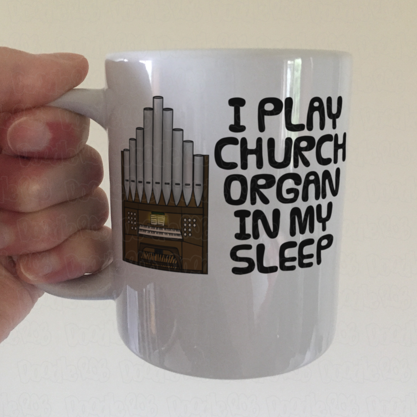 Funny Church Organist Mug - I Play Church Organ In My Sleep