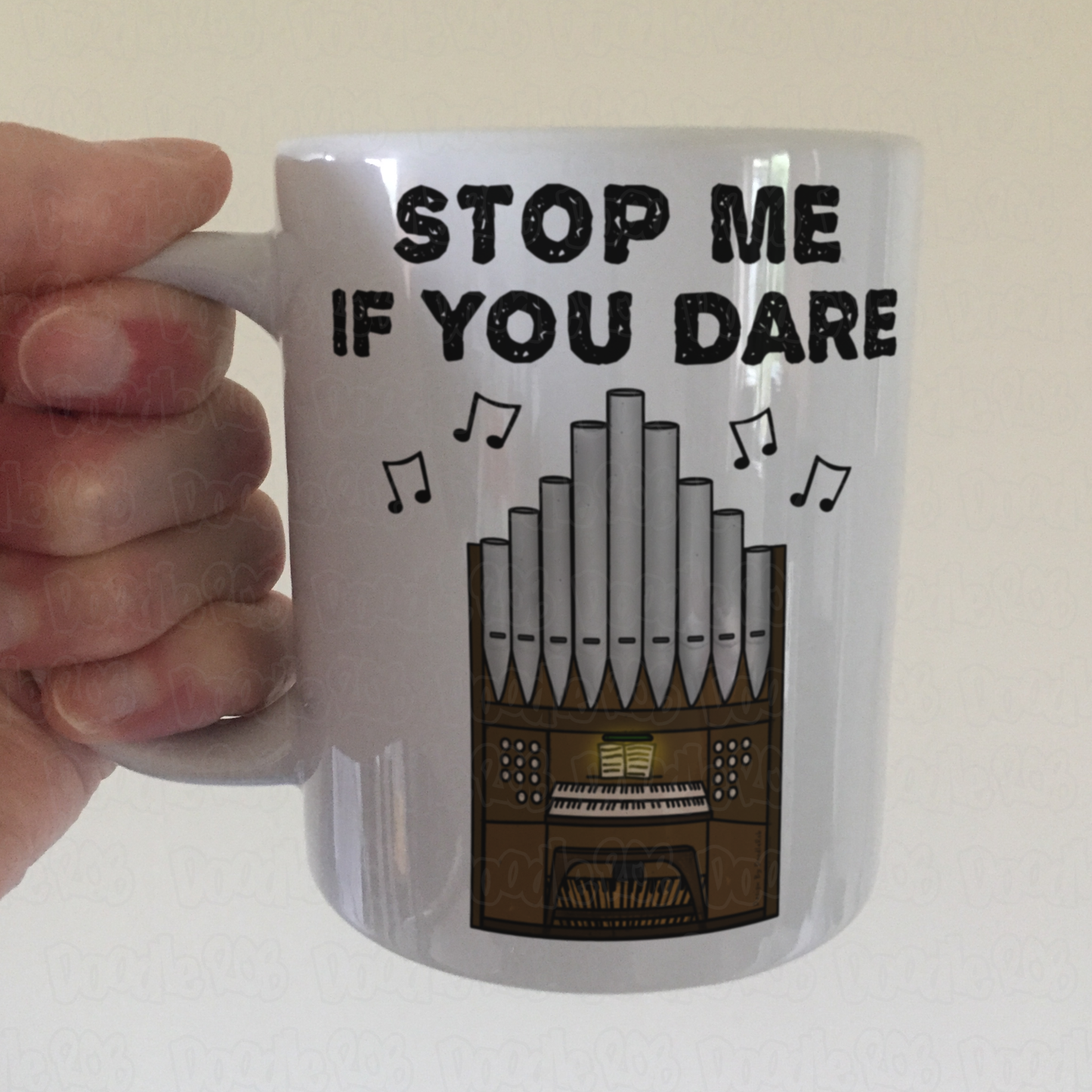 Church Organist Mug - Stop Me If You Dare - Funny Church Organ Gift