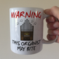 Church Organ Mug - This Organist May Bite - Funny Church Organist Gift