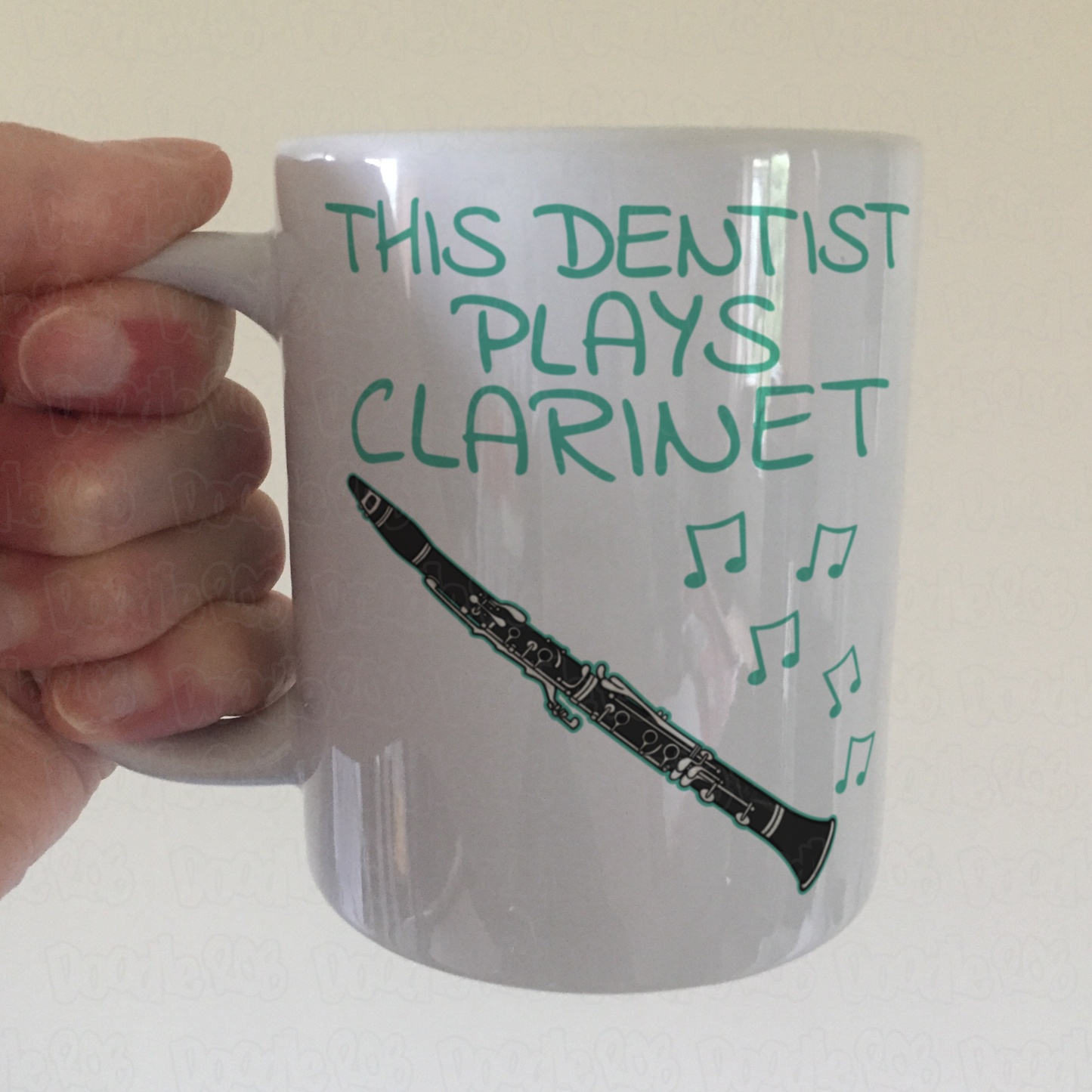 Dentist Clarinet Mug - This Dentist Plays Clarinet - Clarinetist Gift For Dentist