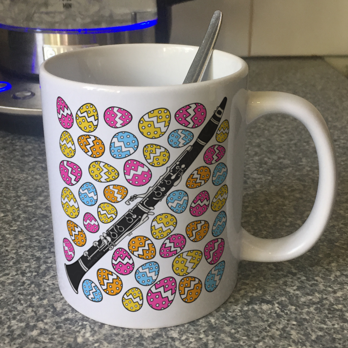 Easter Clarinet Mug - Clarinetist Mug - Easter Musician Gift