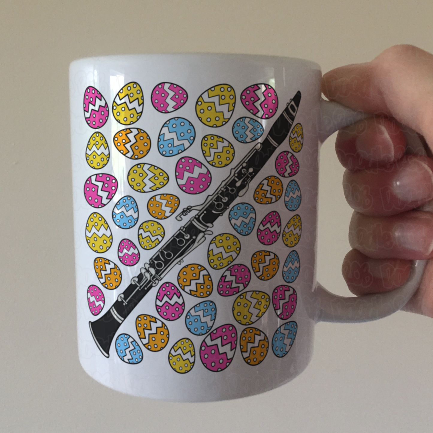 Easter Clarinet Mug - Clarinetist Mug - Easter Musician Gift