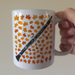 Autumn Clarinet Mug (Leaves) - Gift For Clarinetist - Woodwind Musician Gift For Fall or Thanksgiving