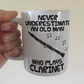 Funny Clarinet Mug - Never Underestimate An Old Man Who Plays Clarinet - Clarinetist Woodwind Musician Gift For Him