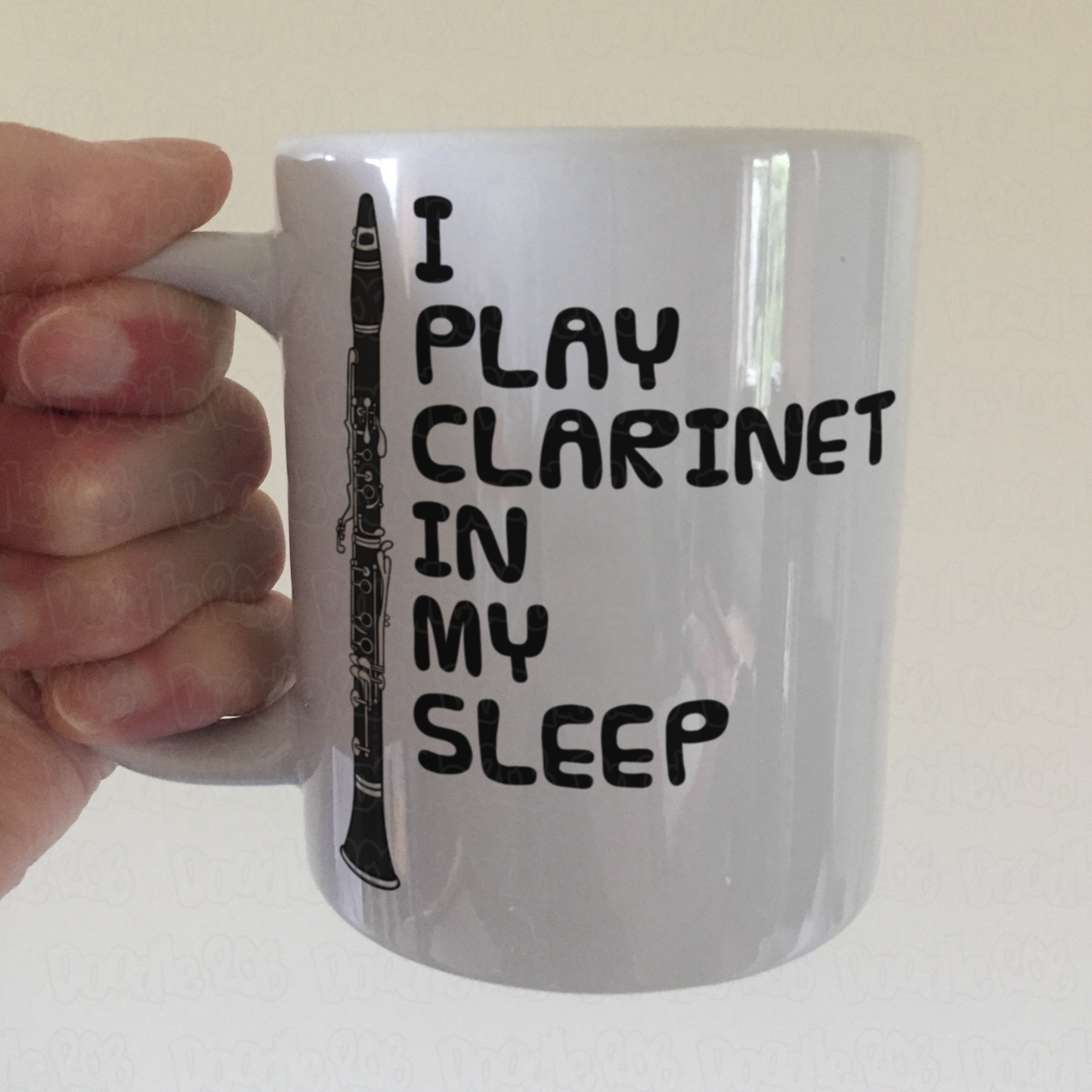Funny Clarinet Mug - I Play Clarinet In My Sleep - Clarinetist Woodwind Musician Gift