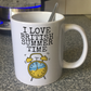 Funny Summer Mug - I Love British Summer Time - Summer Gift For Beach Lovers