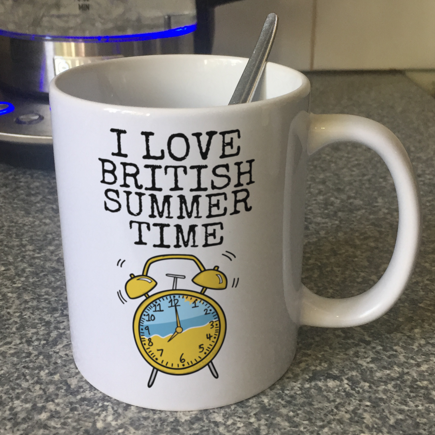 Funny Summer Mug - I Love British Summer Time - Summer Gift For Beach Lovers