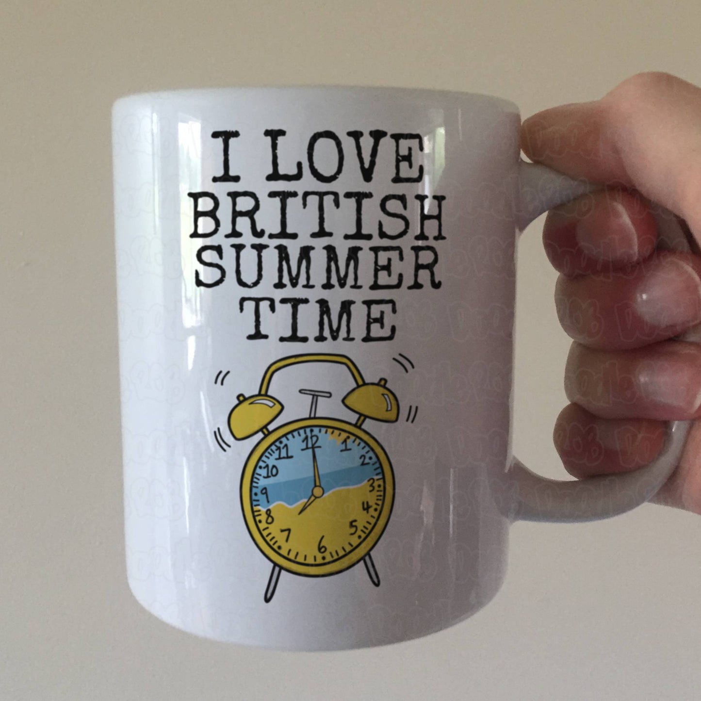 Funny Summer Mug - I Love British Summer Time - Summer Gift For Beach Lovers