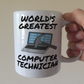 Funny Computer Mug - World's Greatest Computer Technician - Gift For IT Expert
