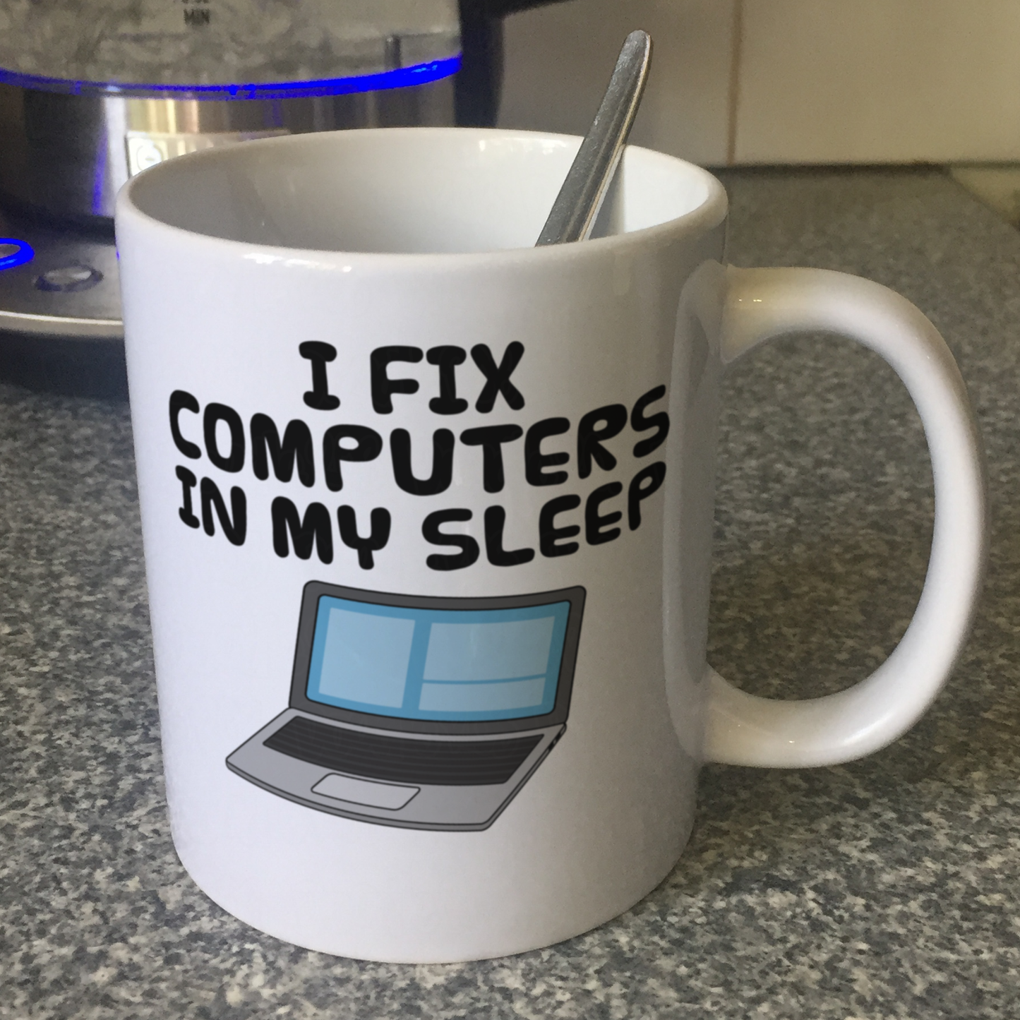 Funny Computer Technician Mug - I Fix Computers In My Sleep - Funny Office Coworker Gift