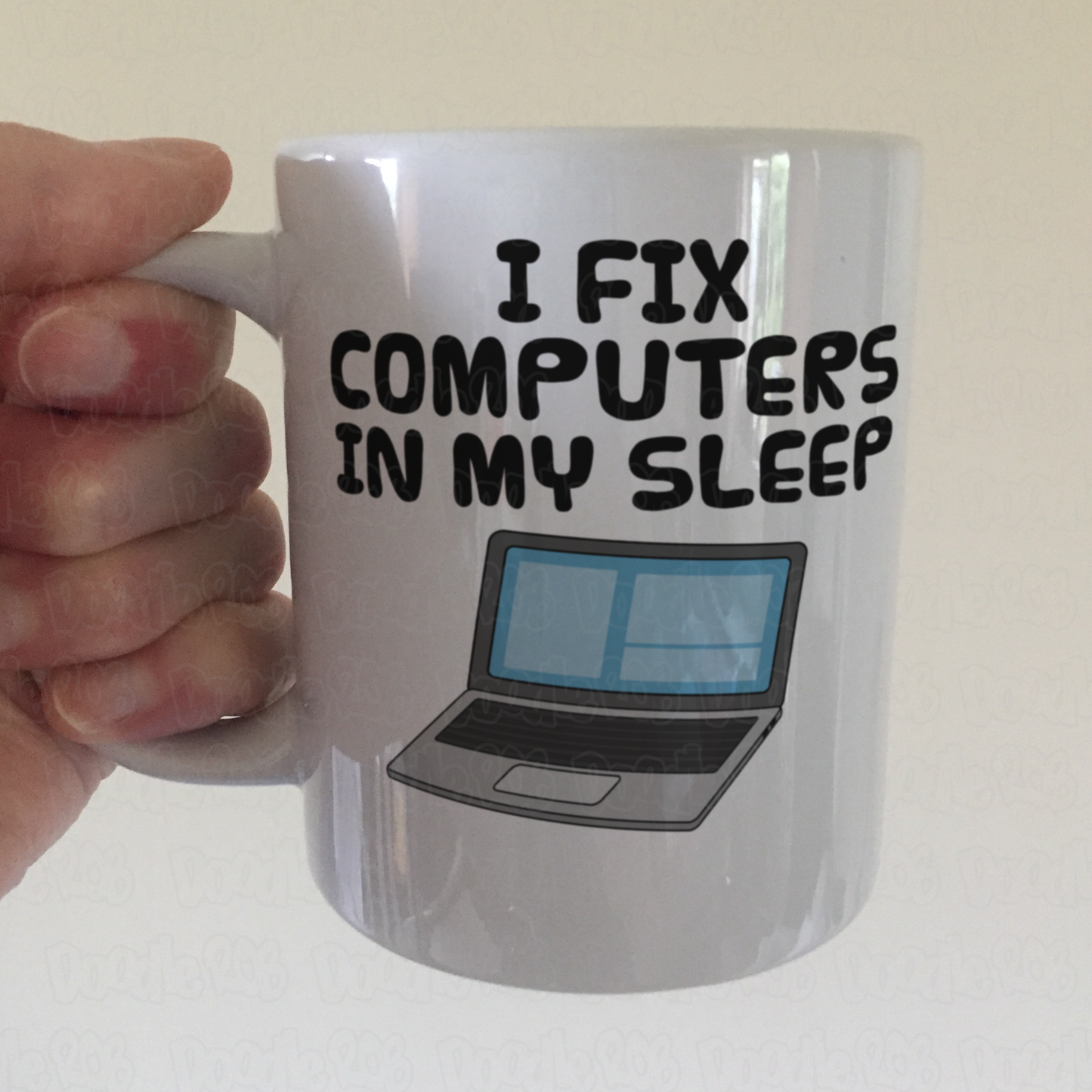 Funny Computer Technician Mug - I Fix Computers In My Sleep - Funny Office Coworker Gift