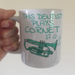 Dentist Cornet Mug - This Dentist Plays Cornet - Brass Musician Gift For Dentist