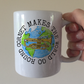 Cornet Mug - Cornet Makes The World Go Round - Gift For Cornetist - Cornet Teacher Mug