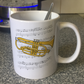 Cornet Music Notation Mug (Colour) - Gift For Cornetist - Brass Musician Gift