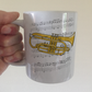 Cornet Music Notation Mug (Colour) - Gift For Cornetist - Brass Musician Gift