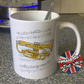 Cornet Music Notation Mug (Colour) - Gift For Cornetist - Brass Musician Gift