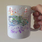 Cornet Rainbow Mug - Gift For Cornetist - Cornet Teacher Mug - Brass Musician Gift