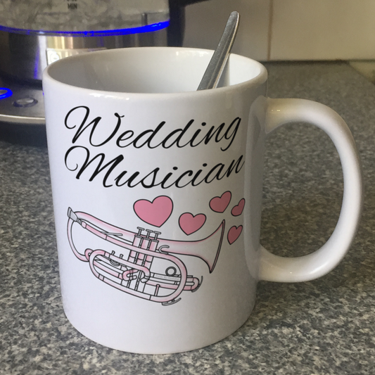 Cornet Wedding Mug - Cornetist Brass Musician Gift