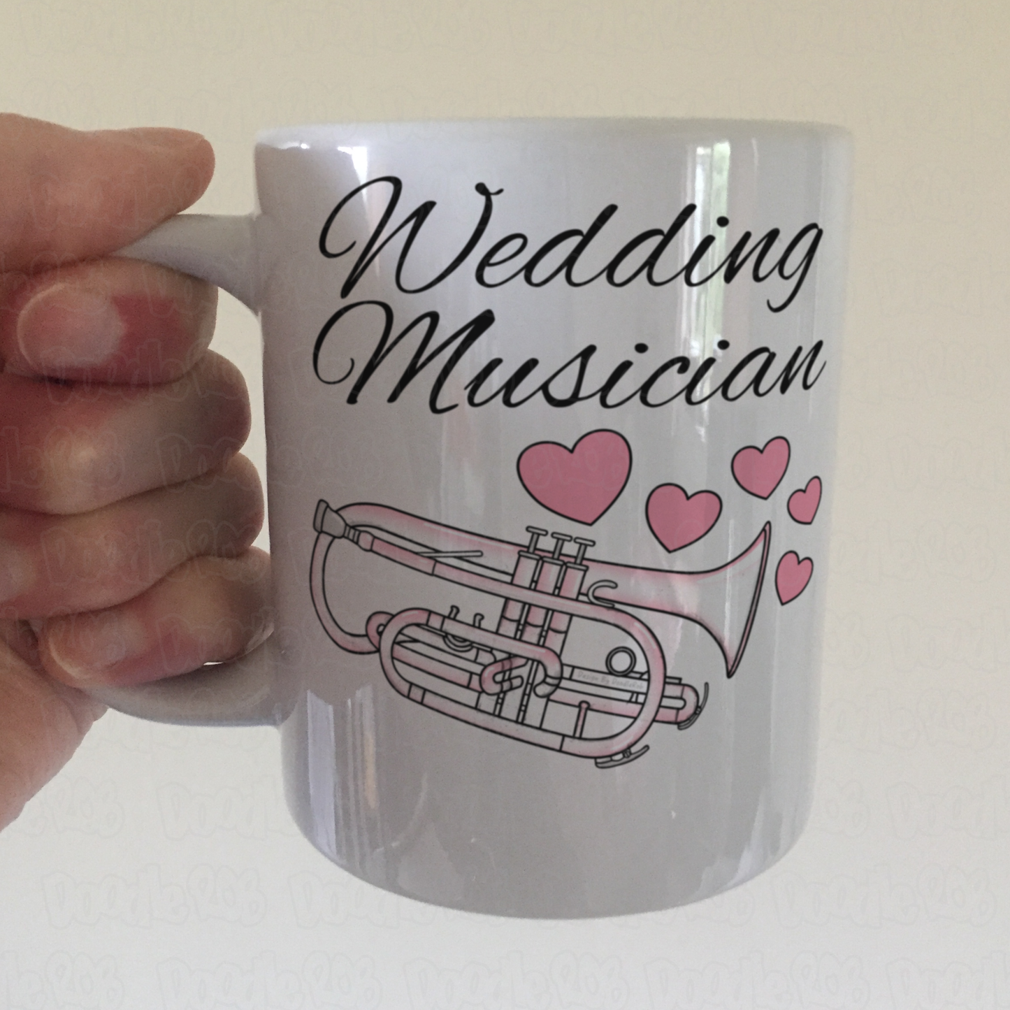 Cornet Wedding Mug - Cornetist Brass Musician Gift