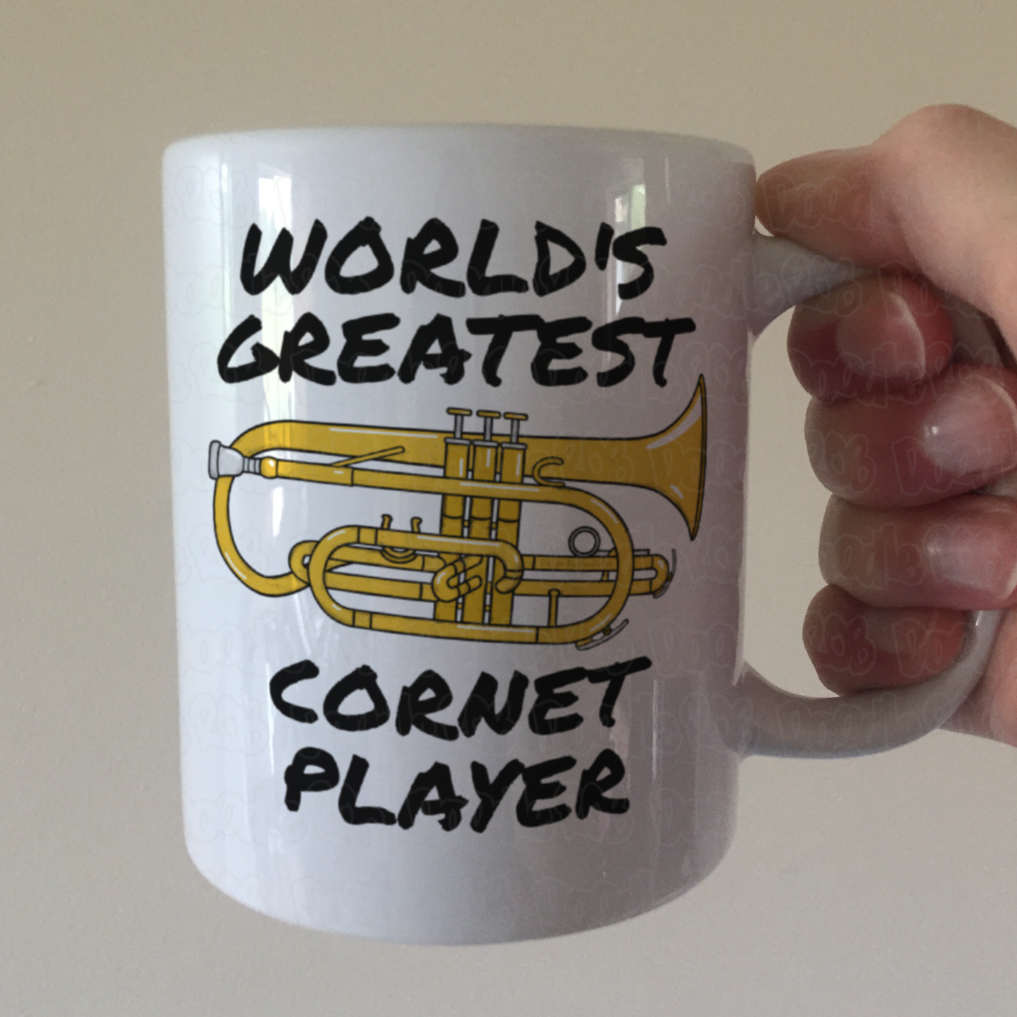 Cornetist Mug - World's Greatest Cornet Player - Brass Musician Gift