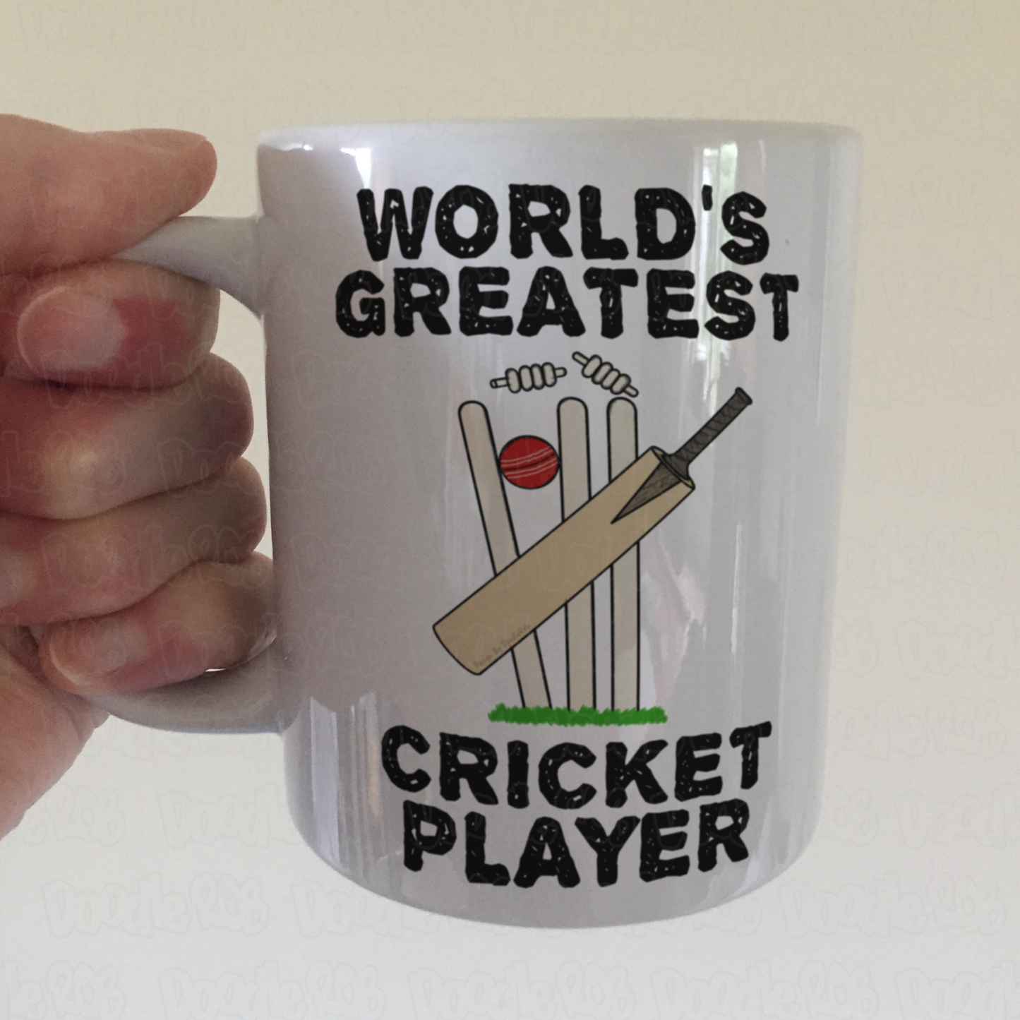 Funny Cricket Mug - World's Greatest Cricket Player - Gift For Cricketer - Sport Teacher Mug